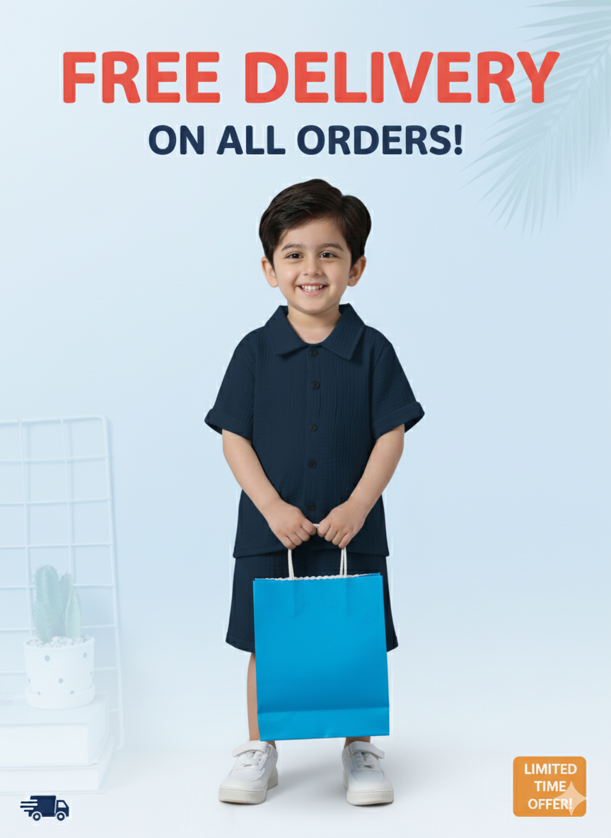 Adorable Kids' Playtime & Smile Three-Piece Sets - Soft & Stylish Shorts Outfits